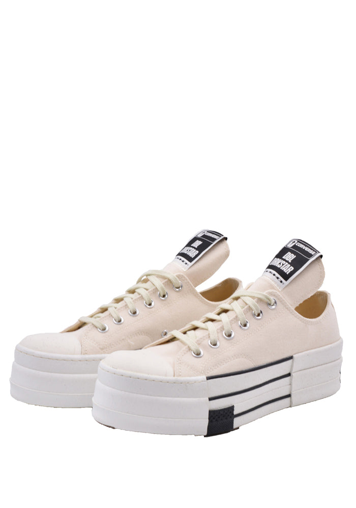 Rick Owens DRKSHDW x Converse DC02CX955 A04R1 Dbl Drkstar Ox Sneakers Chuck 70 Natural