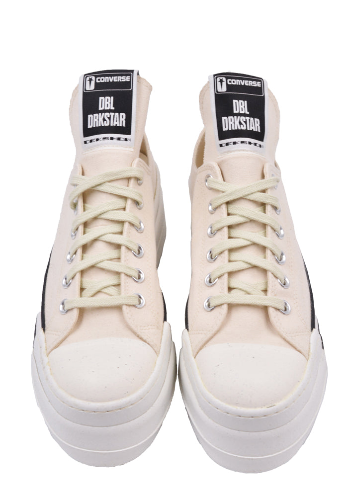 RICK OWENS DRKSHDW CONVERSE DBL DRKSTAR OX CHUCK 70 NATURAL RICK OWENS DRKSHDW CONVERSE DBL DRKSTAR OX CHUCK 70 NATURAL