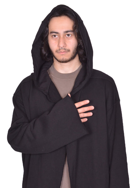 RICK OWENS DRKSHDW DRAGGING GIMP HOODIE BLACK SS25 | DOSHABURI Shop