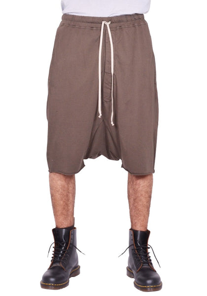 RICK OWENS DRKSHDW DRAWSTRING SHORTS DARK DUST SS26 | DOSHABURI Shop