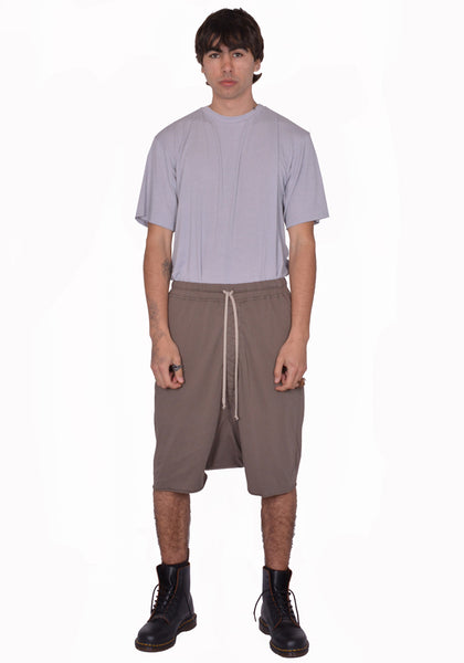 RICK OWENS DRKSHDW DRAWSTRING SHORTS DUST SS26 | DOSHABURI Shop