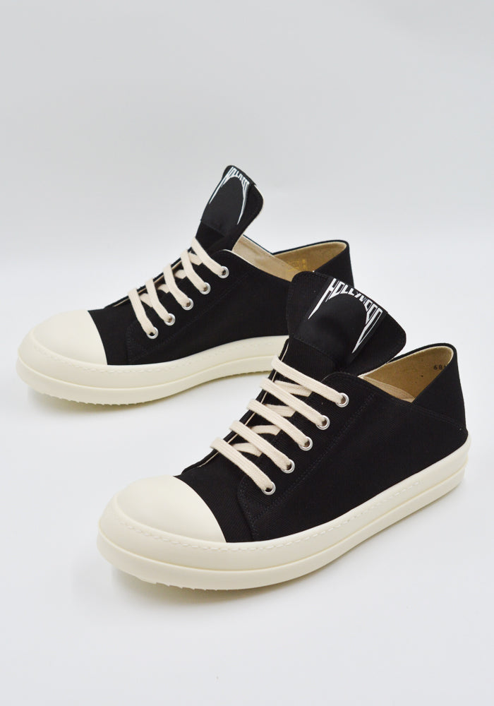 RICK OWENS DRKSHDW HOLLYWOOD LOW SNEAKERS BLACK SS25 | DOSHABURI Shop