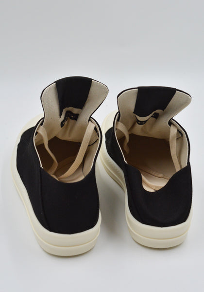 RICK OWENS DRKSHDW HOLLYWOOD LOW SNEAKERS BLACK SS25 | DOSHABURI Shop