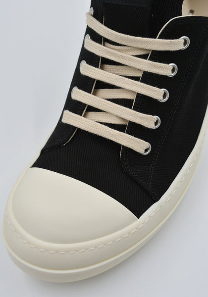 RICK OWENS DRKSHDW HOLLYWOOD LOW SNEAKERS BLACK SS25 | DOSHABURI Shop