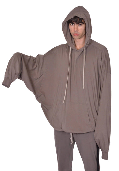 RICK OWENS DRKSHDW HUN HOODIE DUST SS26 | DOSHABURI Online Shop