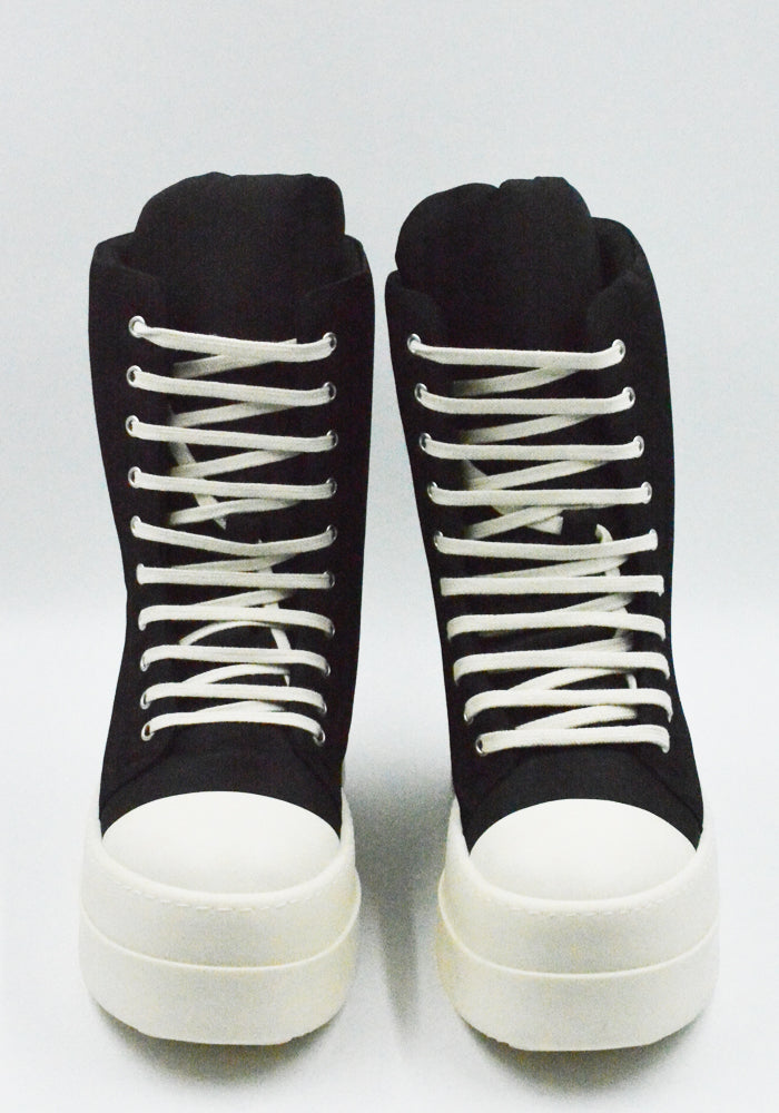RICK OWENS DRKSHDW MEGA BUMPER JUMBO SNEAKERS BLACK SS26 | DOSHABURI