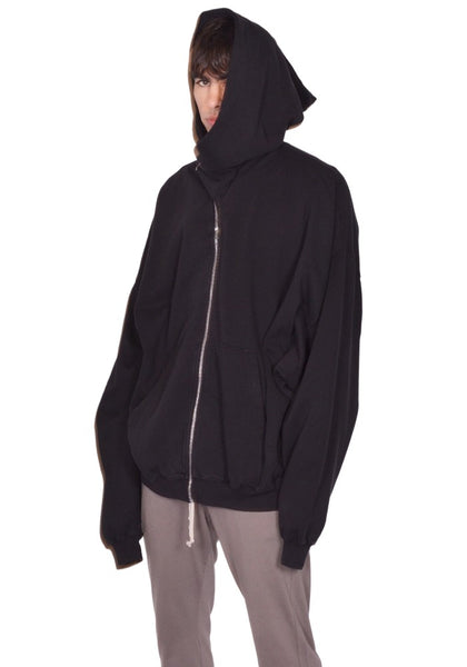 RICK OWENS DRKSHDW MOUNNTAIN HUN HOODIE BLACK SS26 | DOSHABURI Shop