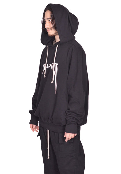 RICK OWENS DRKSHDW OVERSIZED SWEAT HOODIE BLACK SS25 | DOSHABURI Shop