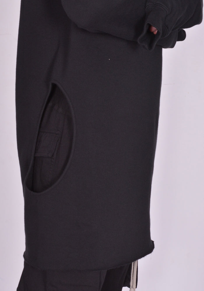 RICK OWENS DRKSHDW SWEATSHIRT BLACK FW24 | DOSHABURI Online Shop
