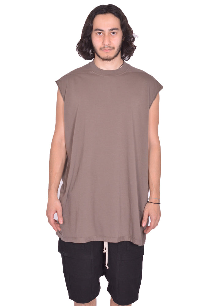 rick owens tarp tee RICK OWENS DRKSHDW TARP T-SHIRT DUST SS25