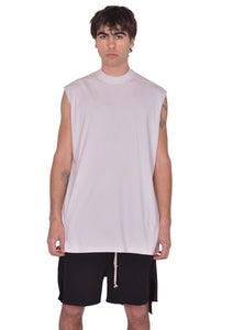 tarp shirt RICK OWENS DRKSHDW TARP T-SHIRT MILK WASH SS26