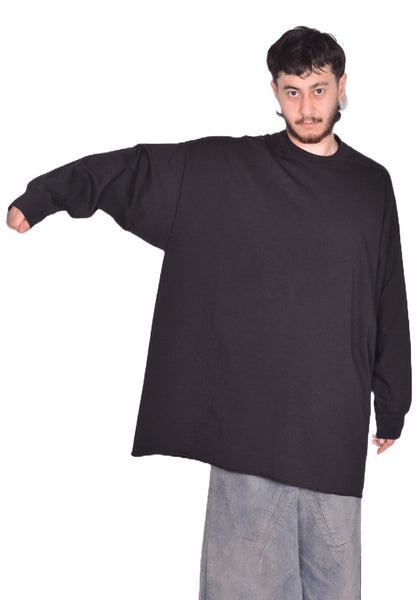 RICK OWENS DRKSHDW  TOMMY SWEATSHIRT BLACK FW25 | DOSHABURI Shop