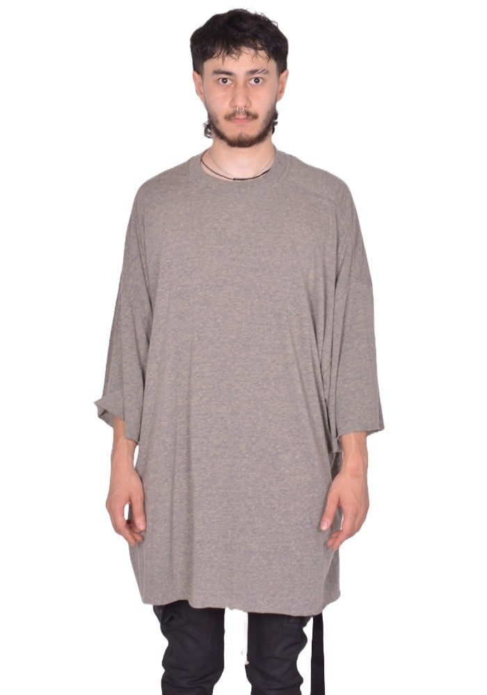 RICK OWENS DRKSHDW TOMMY T-SHIRT MELANGE GREY FW25 | DOSHABURI Shop