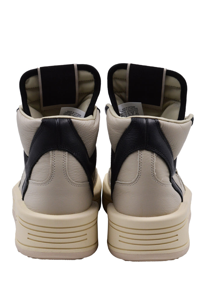 RICK OWENS DRKSHDW X CONVERSE TURBOWPN SNEAKERS OYSTER/BLACK