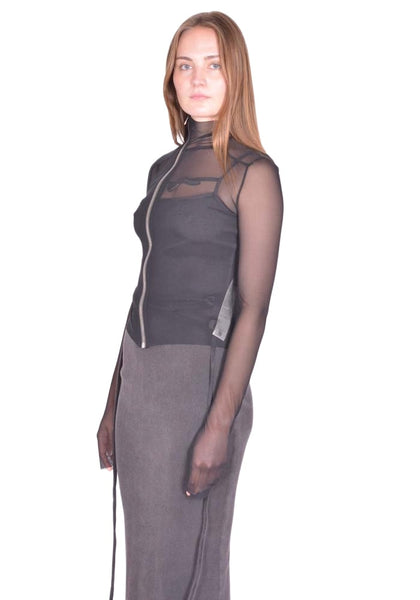 RICK OWENS GARY JACKET BLACK SS26 | DOSHABURI Online Shop