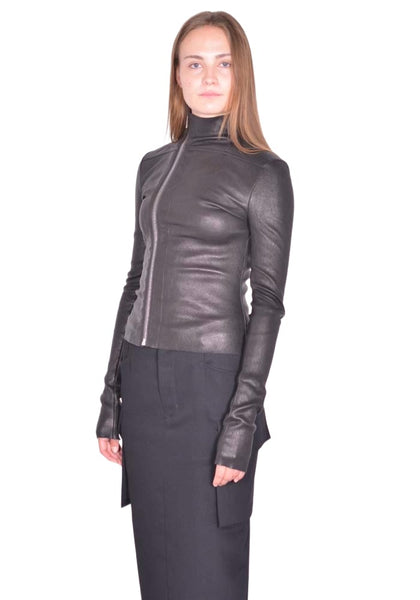 RICK OWENS GARY LEATHER JACKETBLACK SS26 | DOSHABURI Online Shop