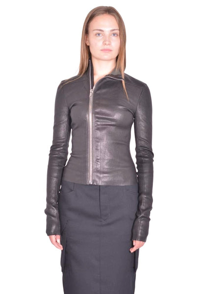RICK OWENS GARY LEATHER JACKETBLACK SS26 | DOSHABURI Online Shop