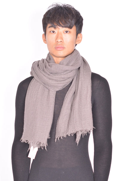 RICK OWENS GIGLIO MEGA SCARF DUST FW26 | DOSHABURI Online Shop