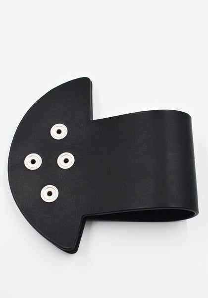 RICK OWENS MEN  ANTHEM SNAPS CUFF BLACK FW25 | DOSHABURI Online Shop
