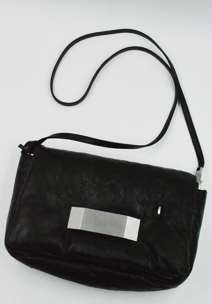 RICK OWENS MEN BIG PILLOW GRIFFIN BAG BLACK | DOSHABURI Online Shop