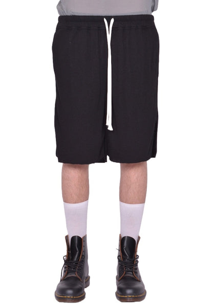 RICK OWENS MEN BOXER SHORTS BLACK FW25 | DOSHABURI Online Shop