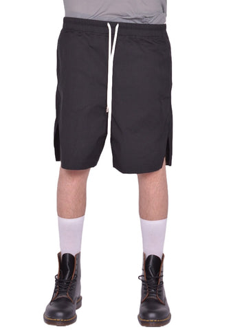 RICK OWENS MEN BOXER SHORTS COTTON BLACK SS26 | DOSHABURI Shop