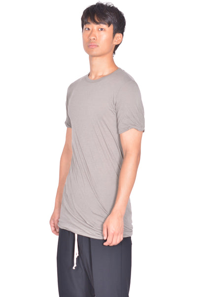 RICK OWENS MEN DOUBLE LAYERD T-SHIRT DRK PEARL FW26 | DOSHABURI Shop