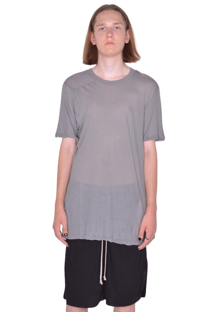 RICK OWENS MEN LEVEL T-SHIRT WASHED INDIGO FW25 | DOSHABURI shop