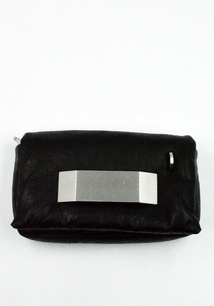 RICK OWENS MEN SMALL PILLOW GRIFFIN BLACK SS26 | DOSHABURI Online Shop