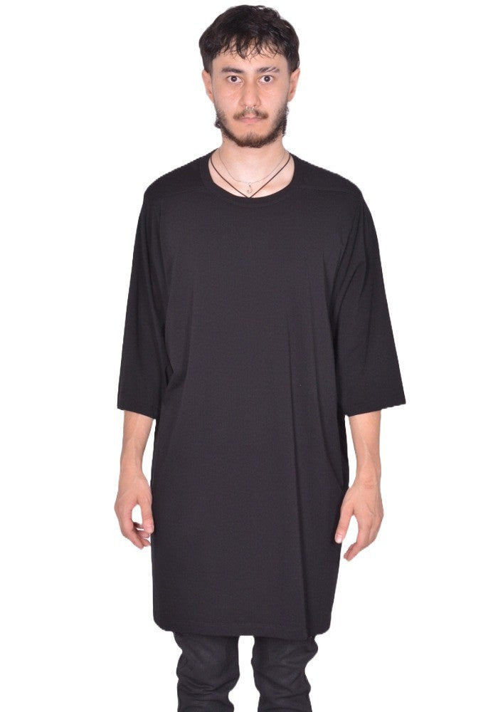 RICK OWENS MEN ShopN JUMBO T-SHIRT BLACK FW25| DOSHABURI Online Shop