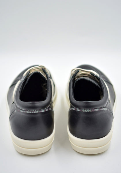RICK OWENS MEN VINTAGE SNEAKERS BLACK/MILK FW26 | DOSHABURI Shop