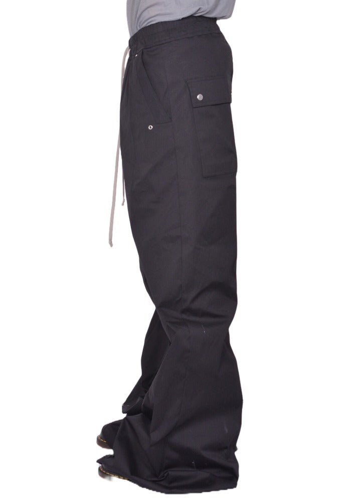 パンツ Rick Owens RU02E1366-TE WIDE BELA PANTS RICK OWENS MEN WIDE BELA PANTS BLACK FW25 | DOSHABURI Online Shop