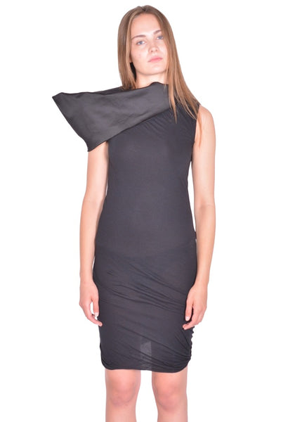 RICK OWENS RELEASE DRESS BLACK SS26 | DOSHABURI Online Shop