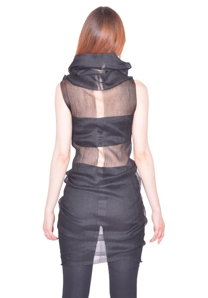RICK OWENS TRANSPARENT TUBE 09 BLACK SS26 | DOSHABURI Online Shop