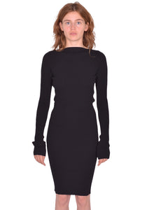 RICK OWENS WOMEN AL DRESS BLACK FW25 | DOSHABURI Online Shop RICK OWENS WOMEN AL DRESS BLACK FW25 | DOSHABURI Online Shop