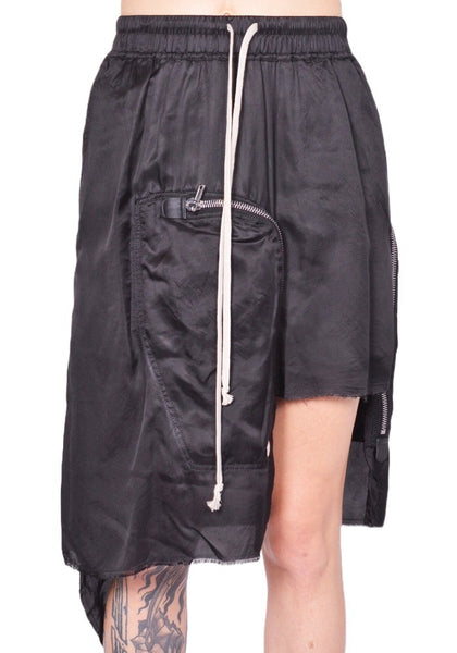 RICK OWENS WOMEN DRACCA SKIRT BLACK FW25｜DOSHABURI Online Shop