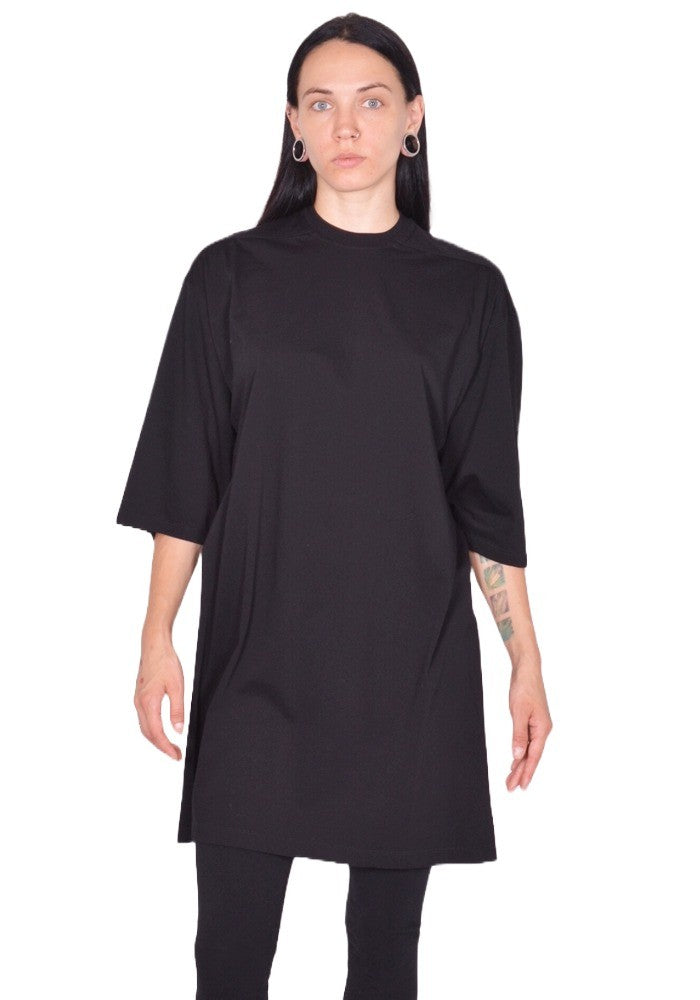 RICK OWENS WOMEN JUMBO T-SHIRT BLACK FW25 | DOSHABURI Online Shop