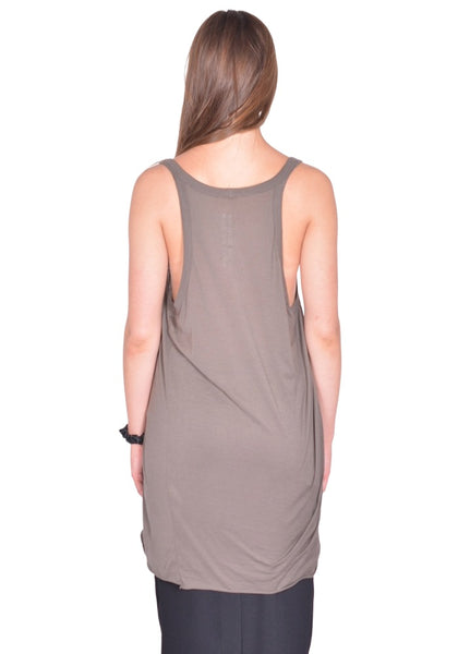 RICK OWENS WOMEN PONY TANKTOP DUST SS26 | DOSHABURI Shop