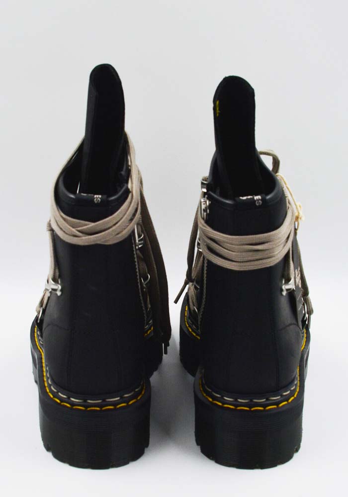 RICK OWENS x DR. MARTENS DM02E6812 1460 QUAD SOLE MEGALACE BOOTS