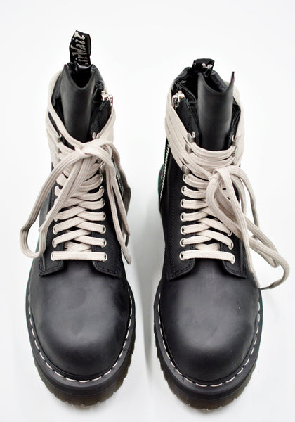 RICK OWENS x DR. MARTENS QUAD SOLE STEEL TOE BOOTS FW26 | DOSHABURI Shop