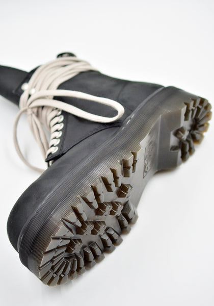 RICK OWENS x DR. MARTENS QUAD SOLE STEEL TOE BOOTS FW26 | DOSHABURI Shop