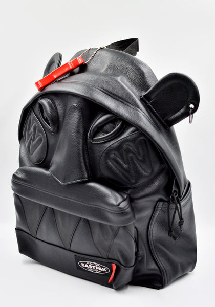 WALTER VAN BEIRENDONCK EASTPAK WALTER PAK’R FAUX LEATHER BLACK FW26