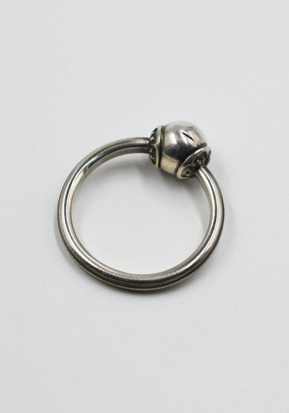 WERKSTATT MÜNCHEN M1711 RING SYMBOL PEARL SILVER