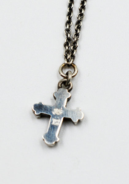 WERKSTATT MÜNCHEN M7410 CHAIN MINI NECKLACE CROSS | DOSHABURI Shop