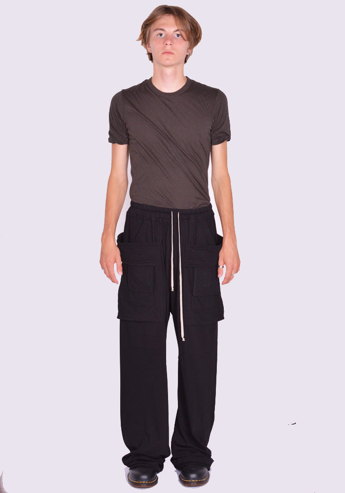 RICK OWENS DRKSHDW CREATCH WIDE CARGO PANTS FW24 | DOSHABURI