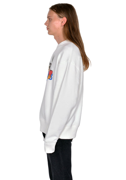 EGONLAB. SW001B FANTASIA SWEATSHIRT OFF-WHITE FW23 | DOSHABURI Online Shop