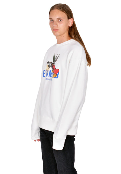 EGONLAB. SW001B FANTASIA SWEATSHIRT OFF-WHITE FW23 | DOSHABURI Online Shop