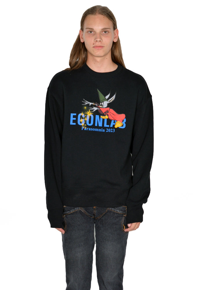 EGONLAB. SW001A FANTASIA SWEATSHIRT BLACK FW23 | DOSHABURI Online Shop