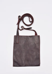 GUIDI FT1 SOFT HORSE FULL GRAIN FLAT CROSSBODY BAG BROWN | DOSHABURI Online Shop