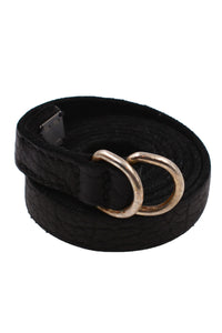 GUIDI BLT0 UNISEX BISON FULL GRAIN LEATHER BELT BLACK | DOSHABURI Shop